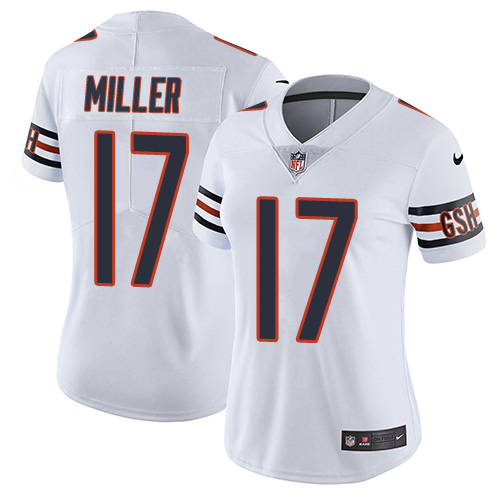 Nike Bears #17 Anthony Miller White Women's Stitched NFL Vapor Untouchable Limited Jersey